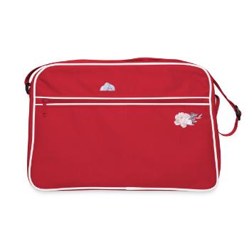 Végétalien - Sac Retro - rouge/blanc - Devant