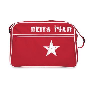 beautiful hello - Retro Bag - red/white - Front