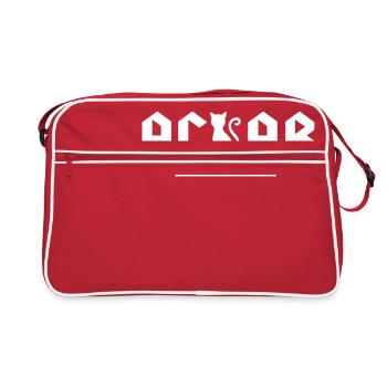 ACAB - Tous les chats sont beaux - Sac Retro - rouge/blanc - Devant