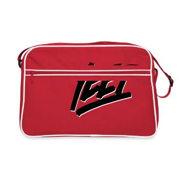 Yeet - Schwarz - Retro Tasche - Rot/Weiß - Vorne