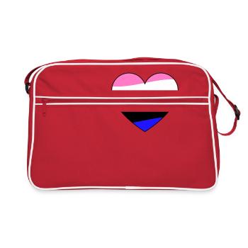 Pride Gender Fluid - Retro Bag - red/white - Front