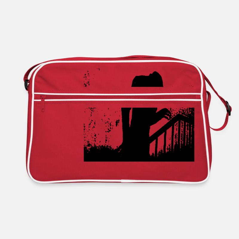 nosferatu - Retro Tasche - Rot/Weiß