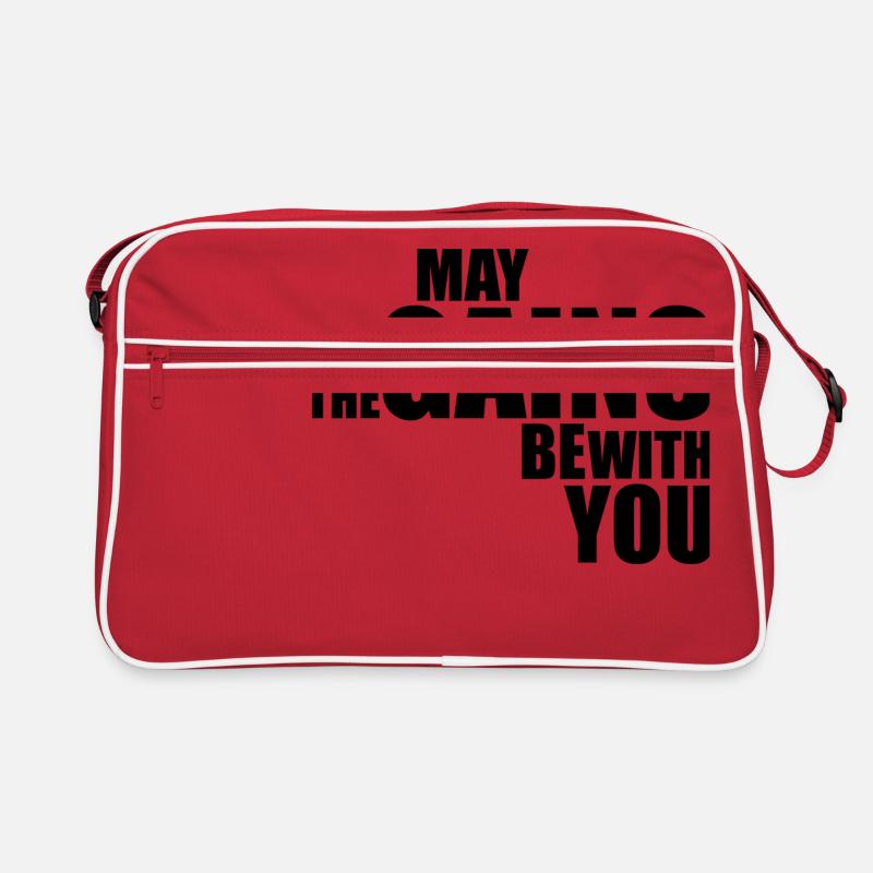 Que les gains soient avec vous - Sac Retro - rouge/blanc