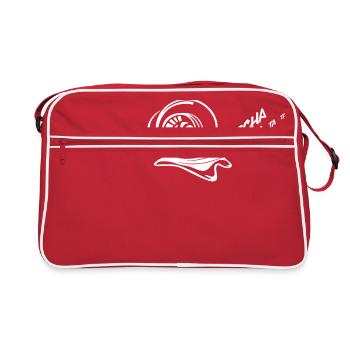Turbo screw white - Retro Bag - red/white - Front