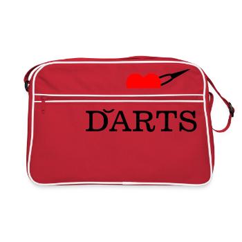 Darts Dart - Retro Bag - red/white - Front