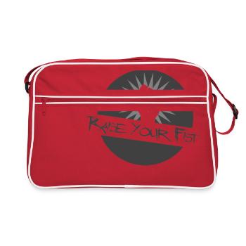 Raise Your Fist - Retro Bag - red/white - Front