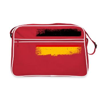 Drapeau Allemagne utilisé - Sac Retro - rouge/blanc - Devant
