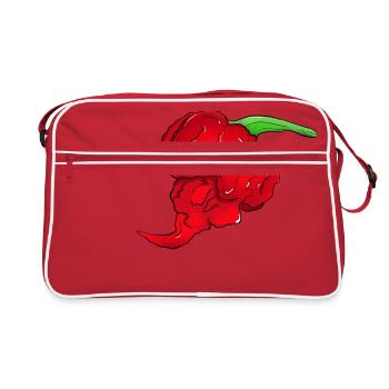 7 Pot Primo - Sac Retro - rouge/blanc - Devant
