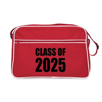 Class of 2025 - Retro Bag - red/white - Front