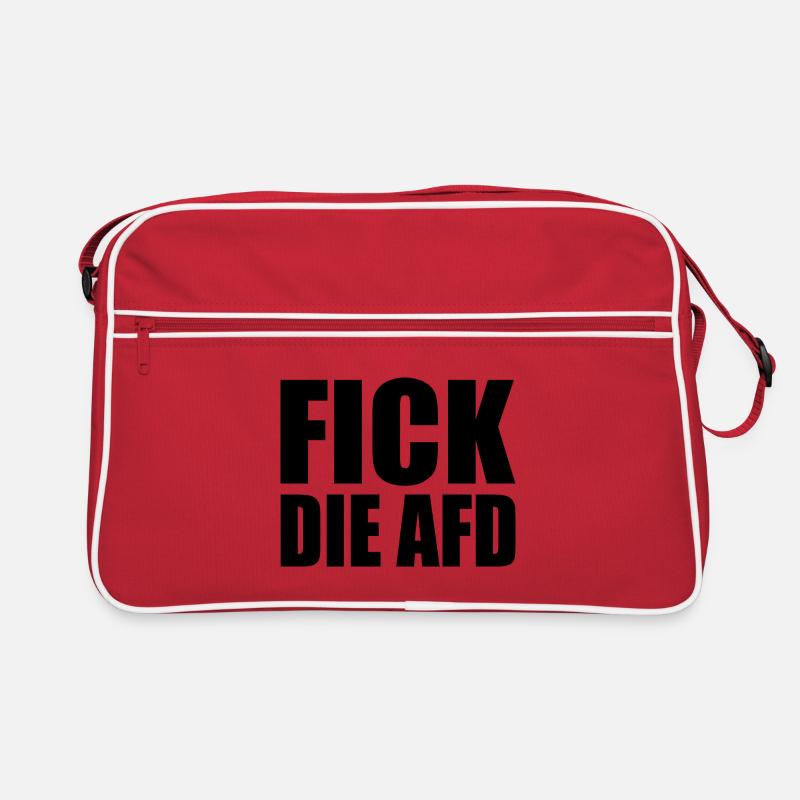 Fick die afd Retro Tasche