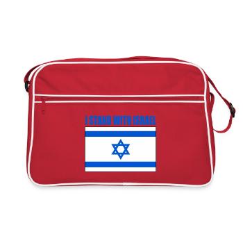 I stand with israel - Sac Retro - rouge/blanc - Devant