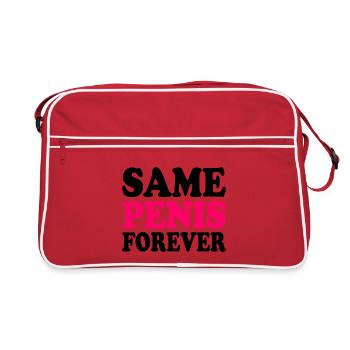 Same penis forever - Sac Retro - rouge/blanc - Devant