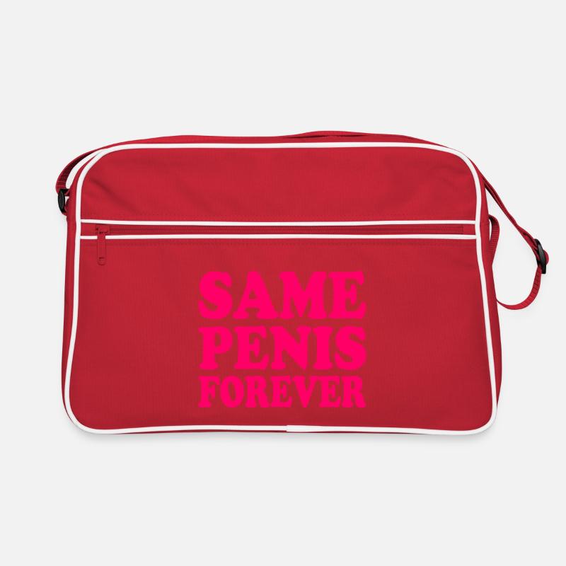 Same penis forever Retro Tasche