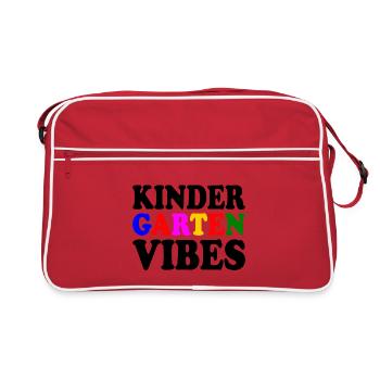 kindergarten vibes - Sac Retro - rouge/blanc - Devant