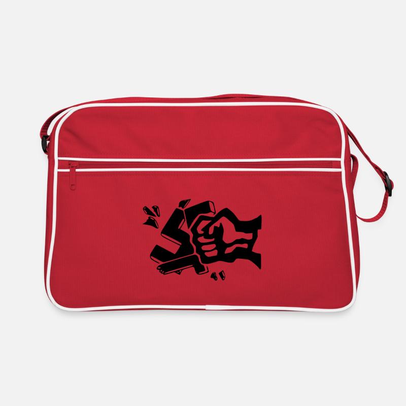 Gegen nazis faust Retro Tasche