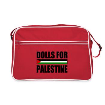 dolls for palestine - Sac Retro - rouge/blanc - Devant