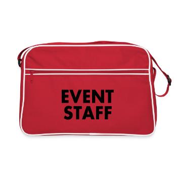Event staff - Sac Retro - rouge/blanc - Devant