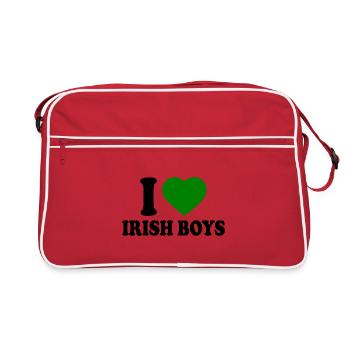 I love irish boys - Sac Retro - rouge/blanc - Devant