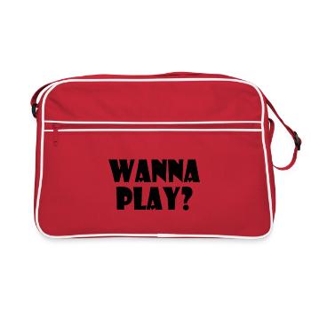 Wanna play - Retro Bag - red/white - Front