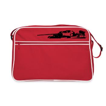 Medium Main Battle Tank T-54 - Retro Bag - red/white - Front