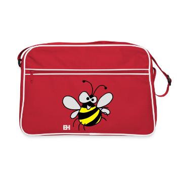 Abeille - Sac Retro - rouge/blanc - Devant