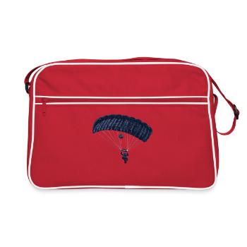 parachuting - Sac Retro - rouge/blanc - Devant