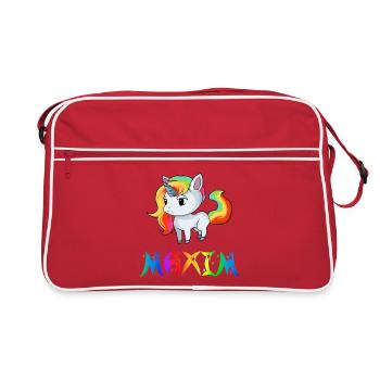 Unicorn Maxim - Retro Bag - red/white - Front