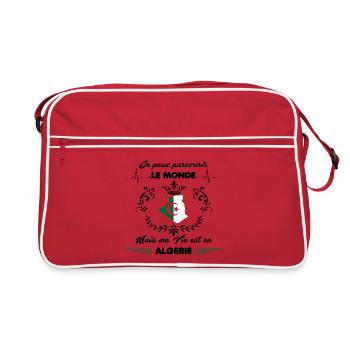 MA VIE EST EN ALGERIE - Sac Retro - rouge/blanc - Devant