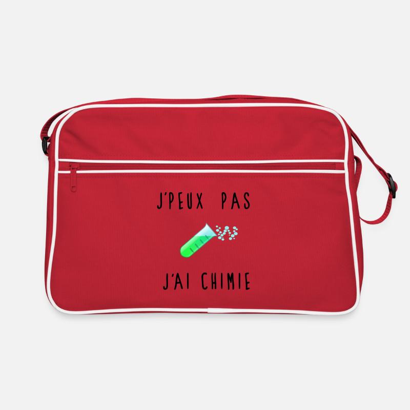 J'peux Pas J'ai Chimie Éprouvette Sac Retro