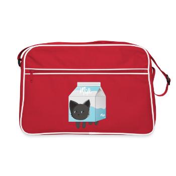 lait - Sac Retro - rouge/blanc - Devant