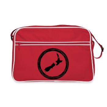 new zealand - Sac Retro - rouge/blanc - Devant