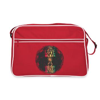 vinyle reggae - Sac Retro - rouge/blanc - Devant