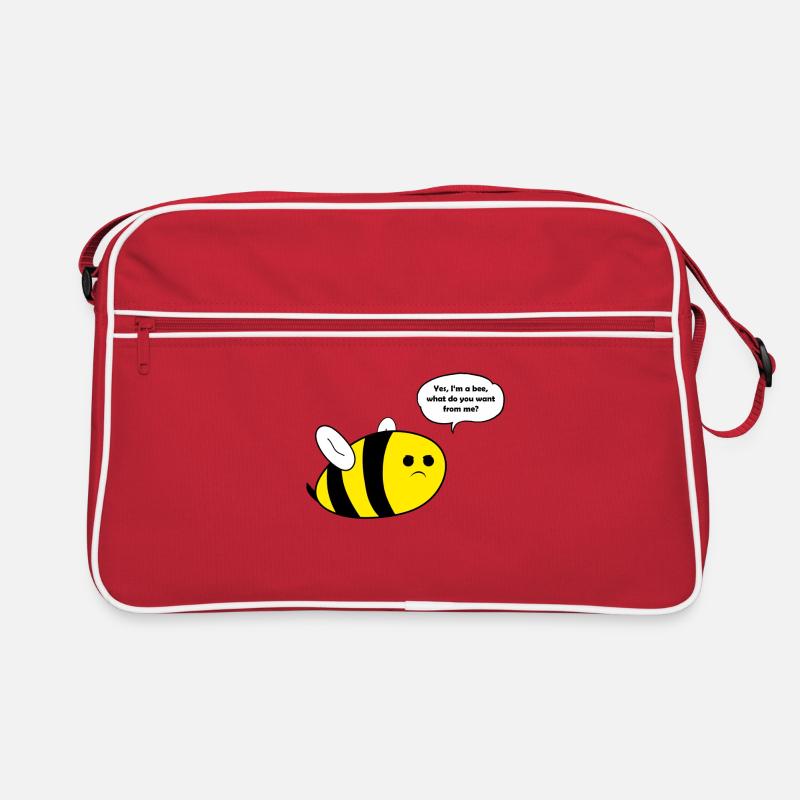Dicke Biene Bienchen Geschenk Retro Tasche