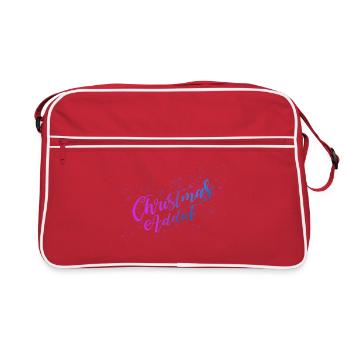 Christmas Addict - Retro Tasche - Rot/Weiß - Vorne