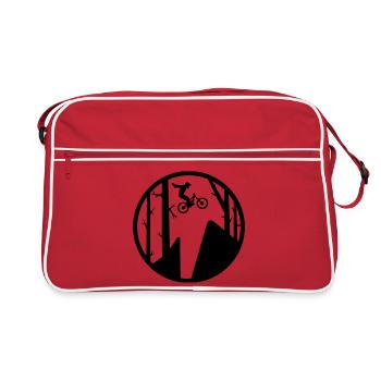 MTB Nohander - Retro Bag - red/white - Front
