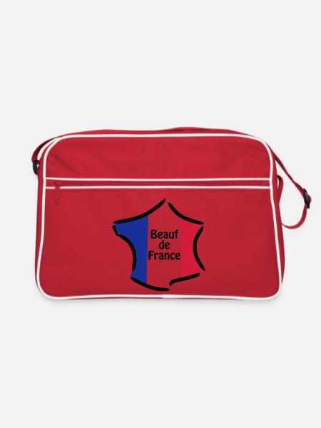 Beauf de France - Sac Retro - rouge/blanc - Devant