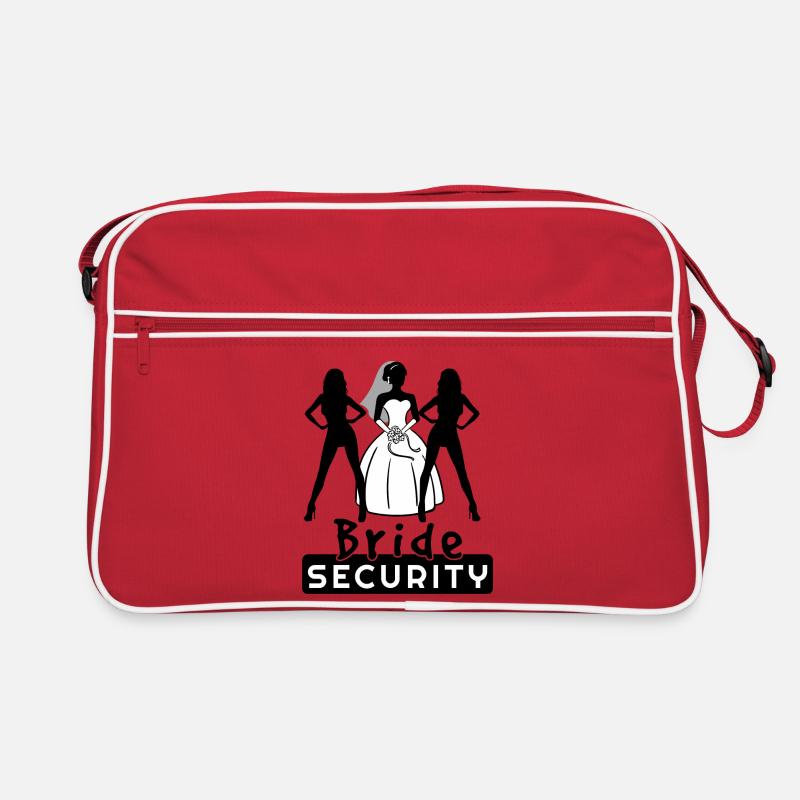 Partie de poule de sécurité équipe de mariée Sac Retro