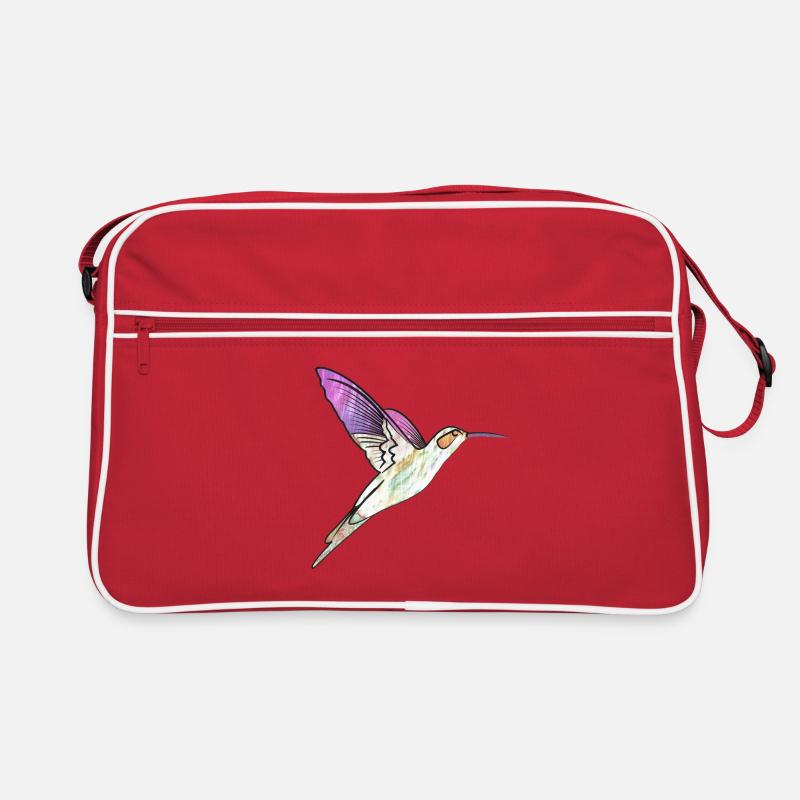 kolibri Effekt Retro Tasche