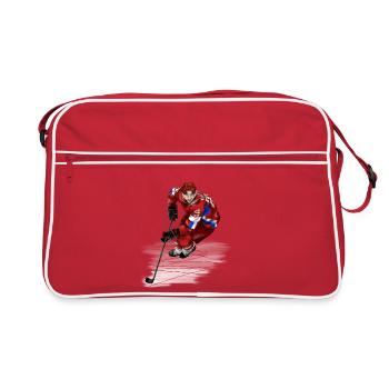 hockey - Sac Retro - rouge/blanc - Devant