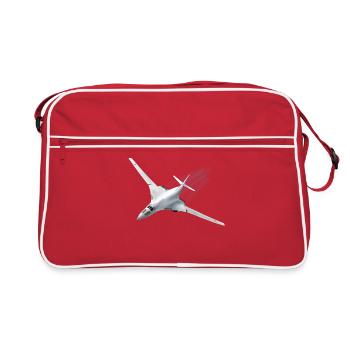 Tupolew Tu-160 - Retro Tasche - Rot/Weiß - Vorne