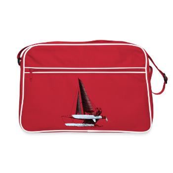 catamaran - Sac Retro - rouge/blanc - Devant