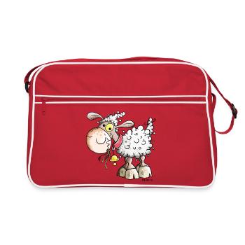 Petit Mouton - Sac Retro - rouge/blanc - Devant