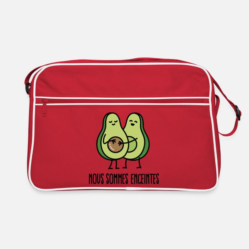 Nous sommes enceintes (avocat) Sac Retro