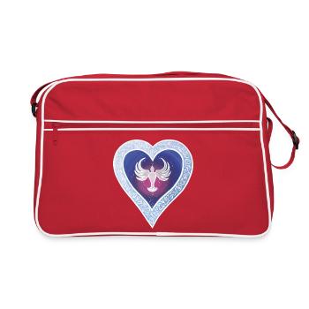 HerzEnergie Paix - Sonja Ariel par Staden - Sac Retro - rouge/blanc - Devant