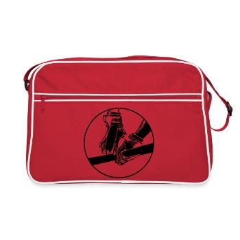 Sports Parallel bars Athletics Gymnastics - Retro Bag - red/white - Front