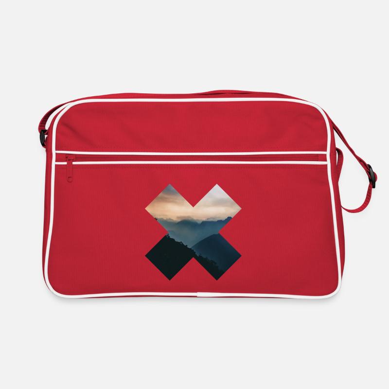 X - Berge Retro Tasche