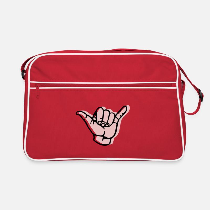 Décalage à la main Sac Retro