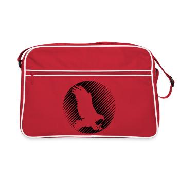 HAWK 0,1 - Sac Retro - rouge/blanc - Devant