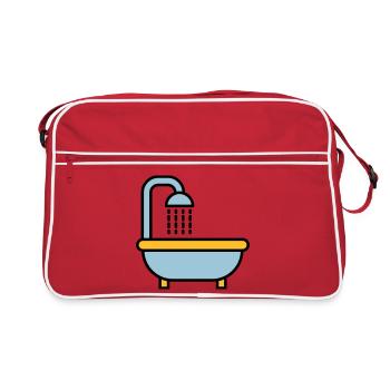 Baignoire - Sac Retro - rouge/blanc - Devant