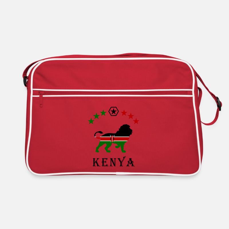 Conception de lion du Kenya Sac Retro